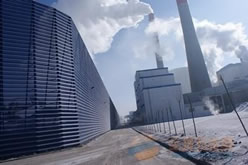 windbreak wall made from windbreak panels for thermal power plant wind control and dust pollution control