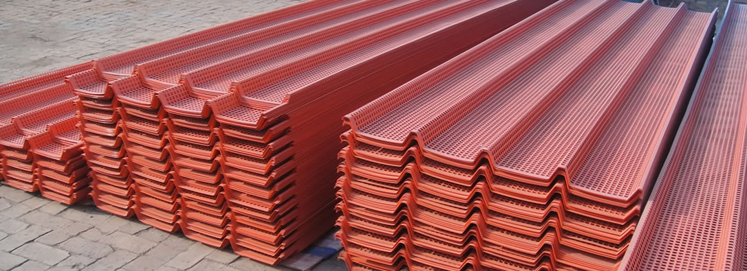 Five peaks type anti-wind and dust board in red color